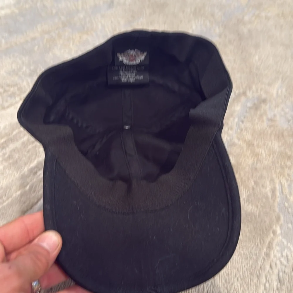 Harley Davidson Black Cloth Cap With Foldable‎ Visor cool five panel fitted hat